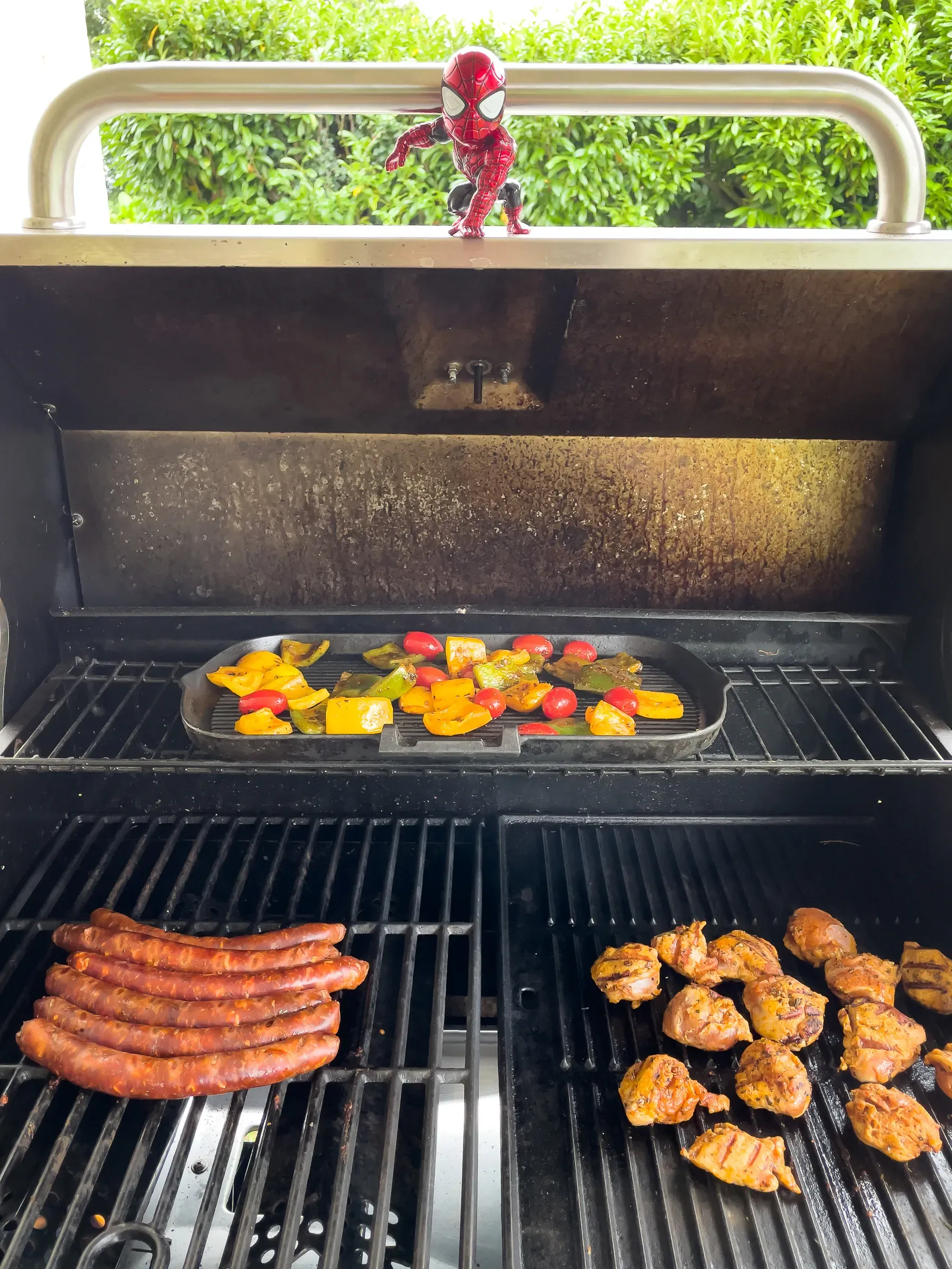 Spiderlush on a BBQ