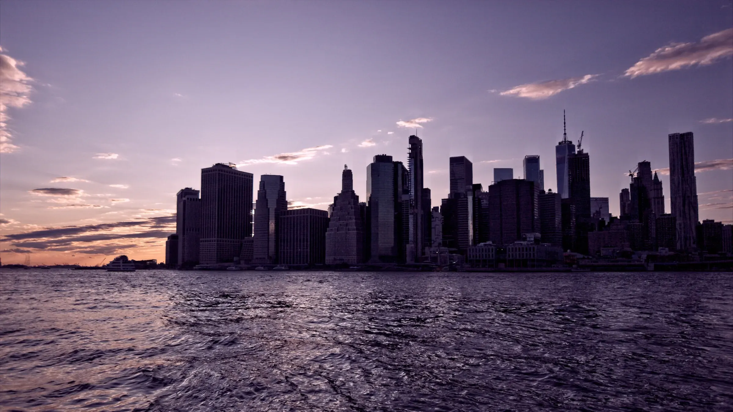 New York city view from Brooklyn